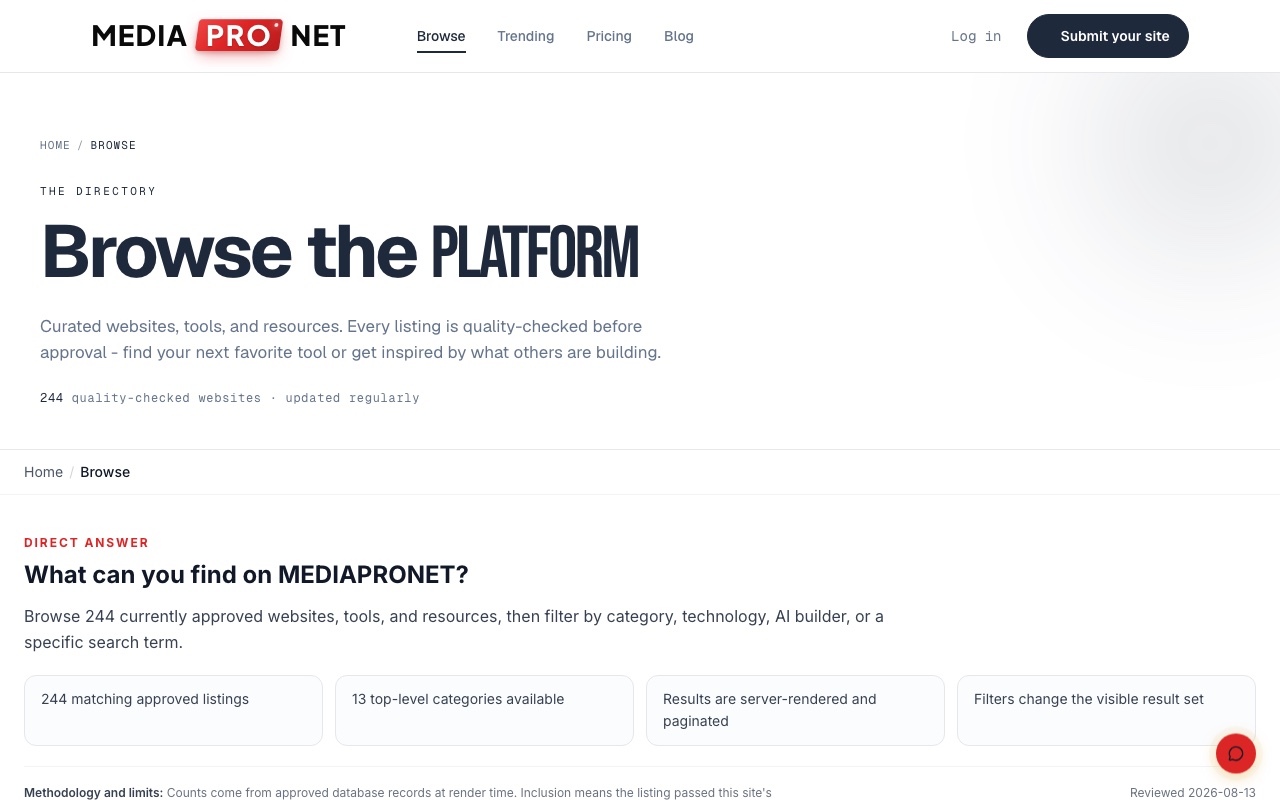 MEDIAPRONET screenshot 2 of 3