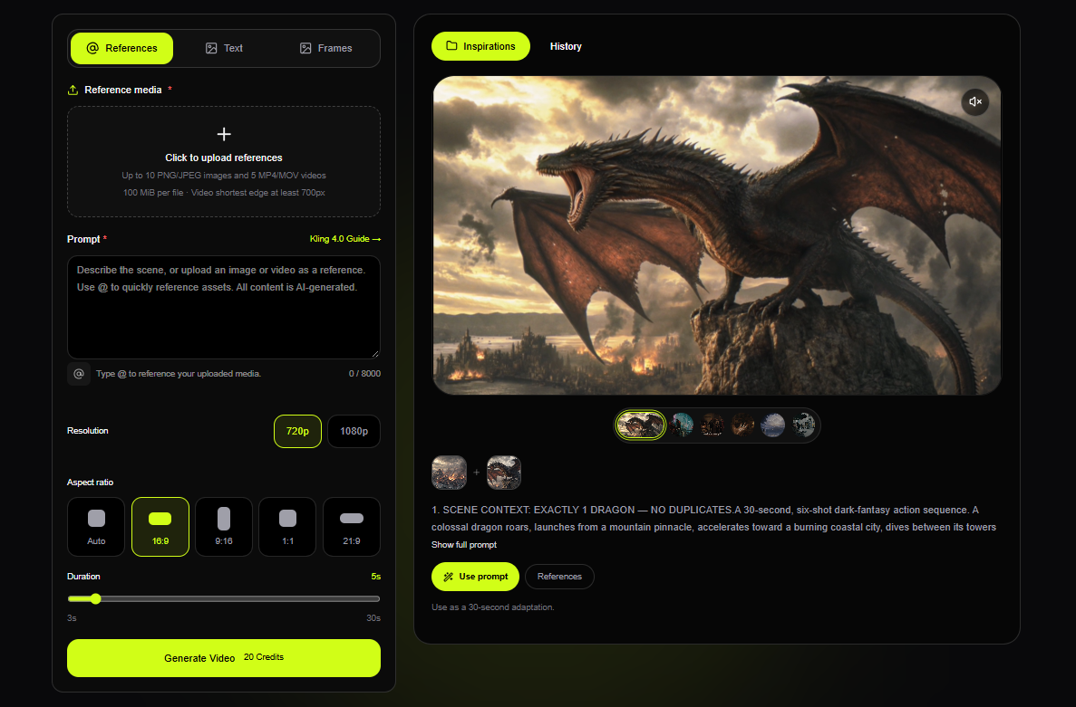 Kling 4.0 screenshot 2 of 2