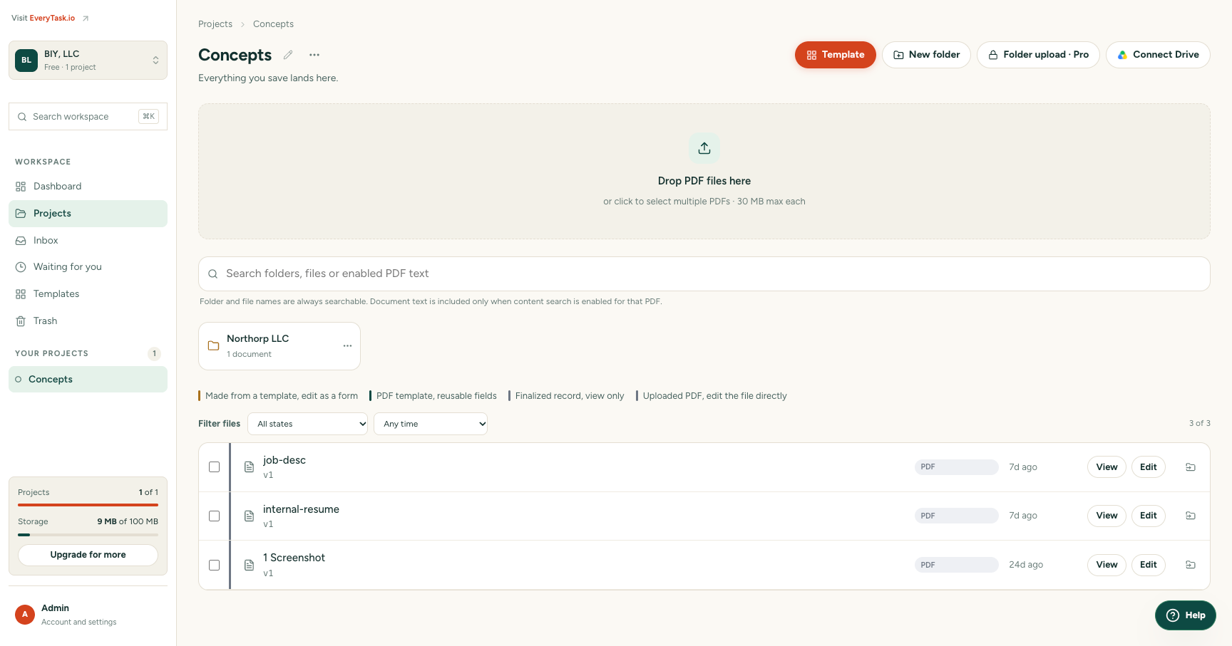 EveryTask screenshot 2 of 3