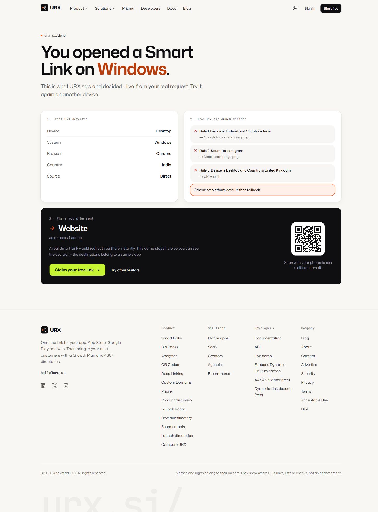 URX screenshot 2 of 2
