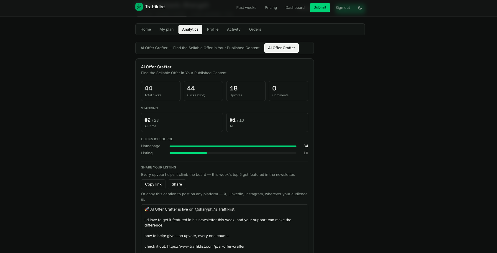 Traffiklist screenshot 2 of 2