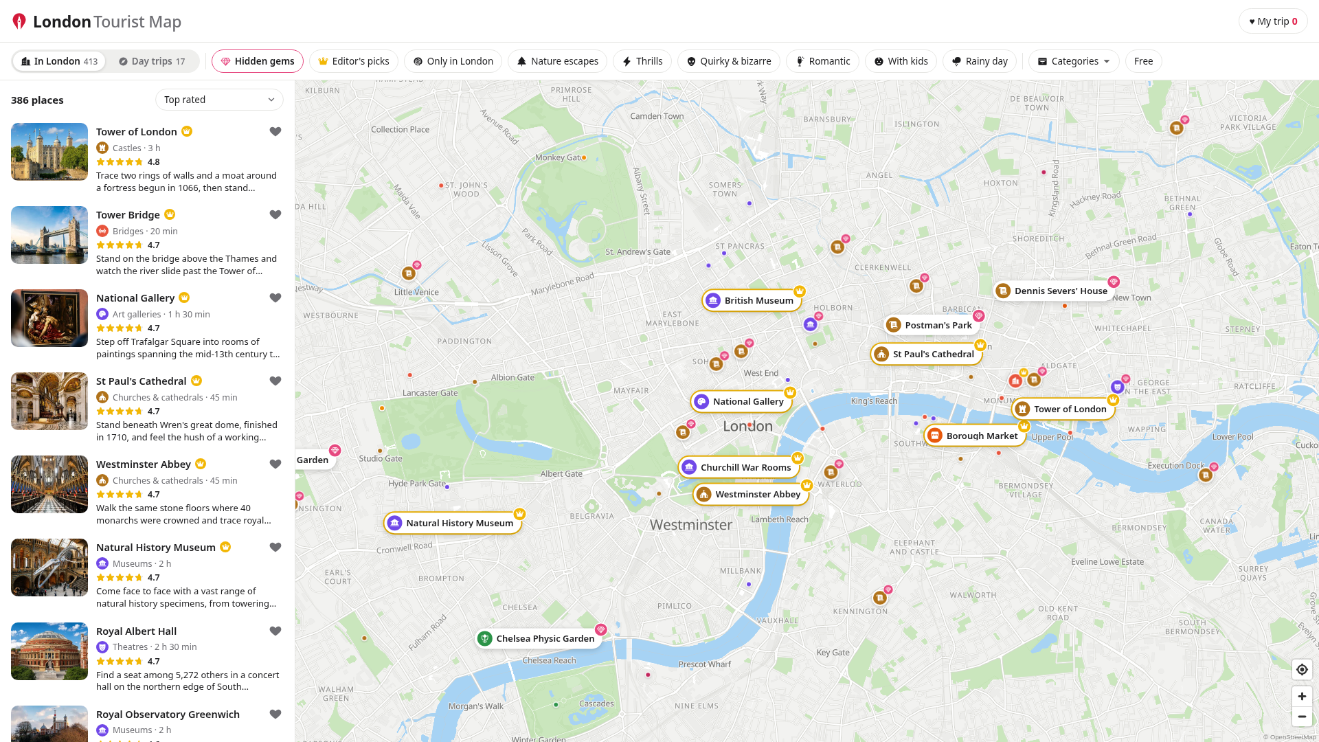 London Tourist Map screenshot 3 of 3