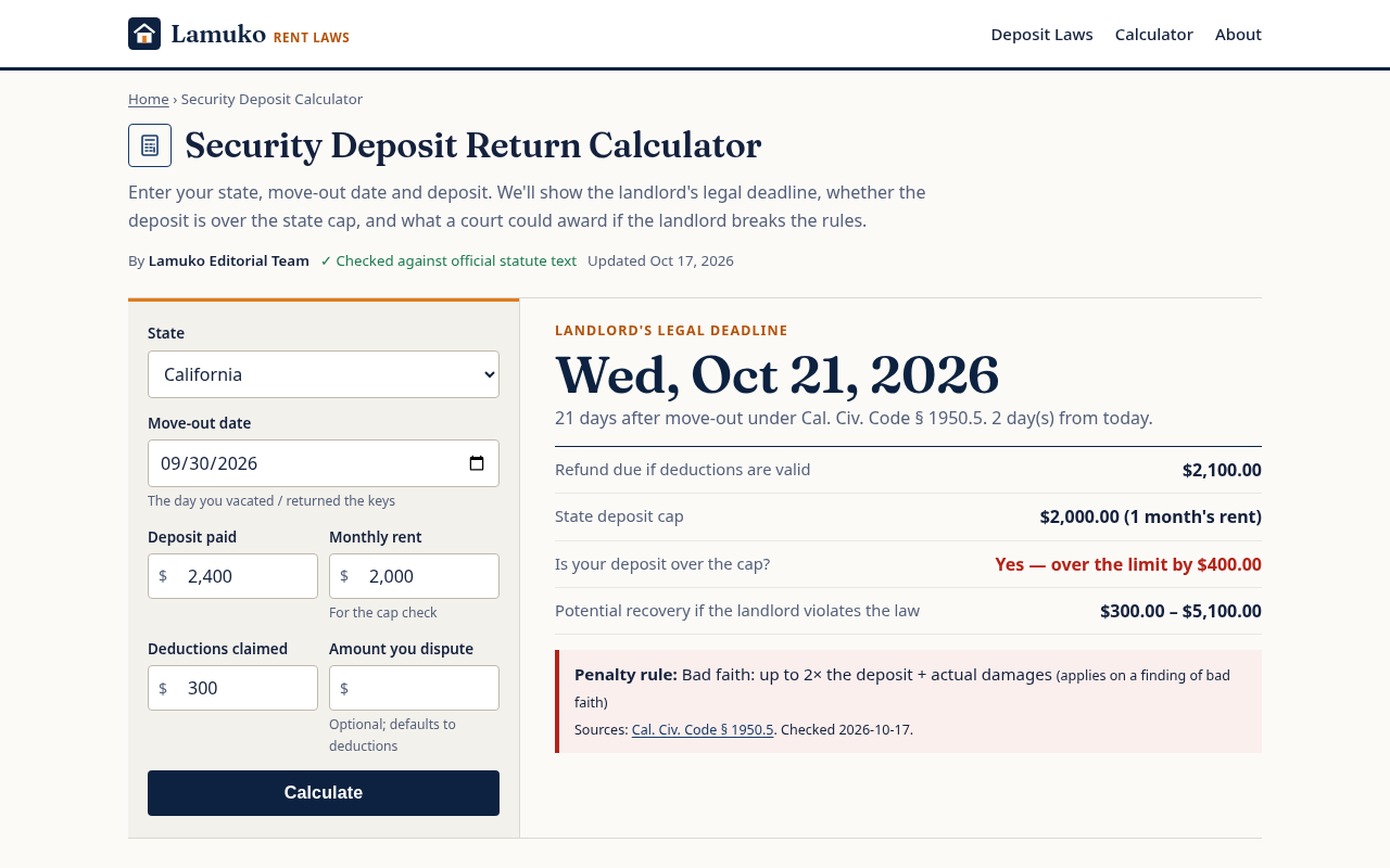 Lamuko Rent Laws screenshot 3 of 3
