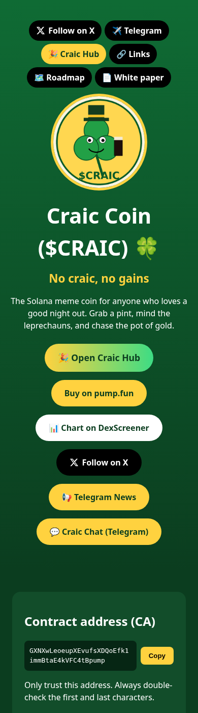Craic Hub screenshot 2 of 2