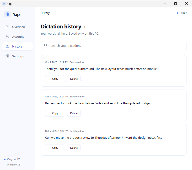 Yap screenshot 2 of 2
