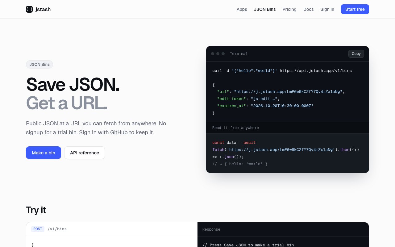 jstash screenshot 2 of 2