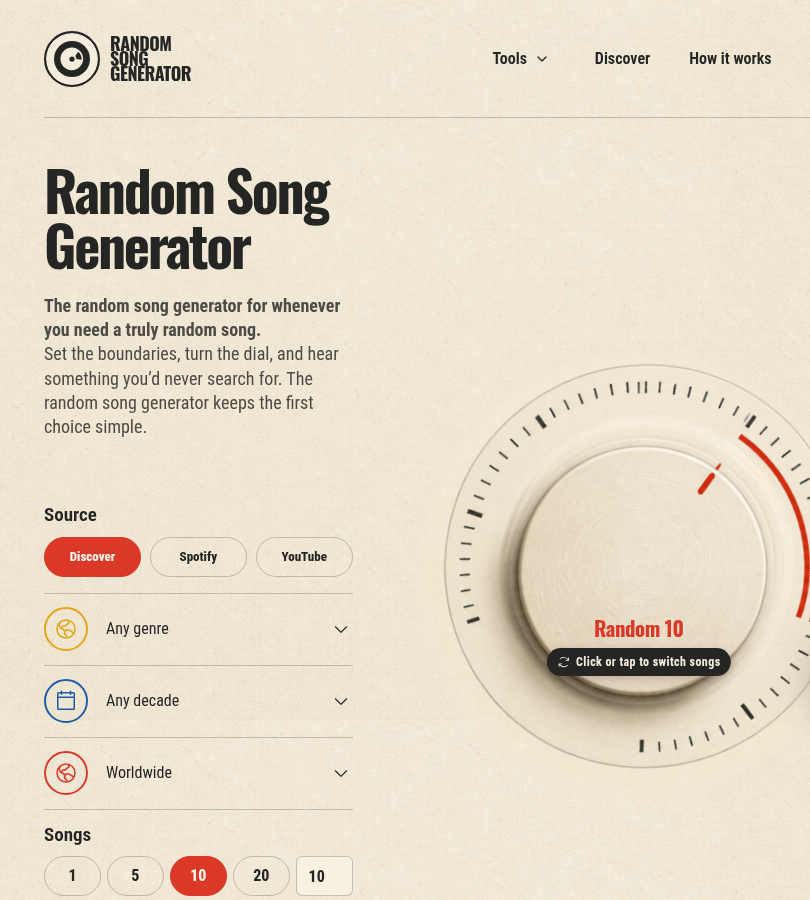 Random Song Generator screenshot 3 of 3